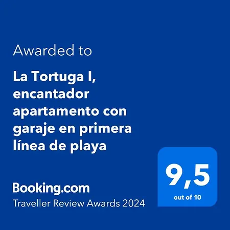 公寓 La Tortuga I, Encantador Con Garaje En Primera Linea De Playa 塔里法